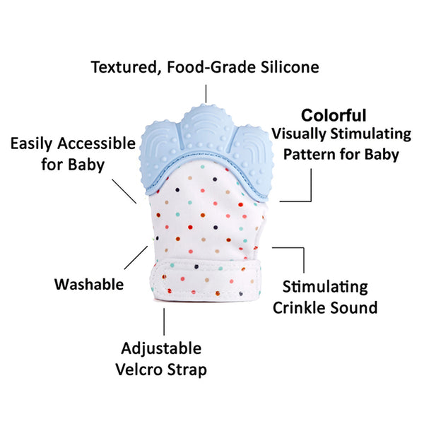 Teething Mitten is the best solution to ease teething pain for all lovely babies.