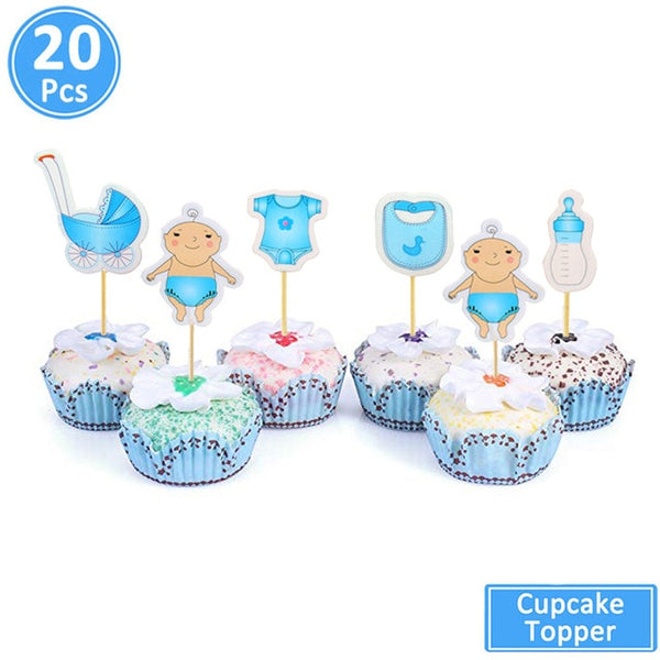 Baby Shower 19pc Foil Balloons Birthday Party Decorations Its A Boy Girl Gender Reveal