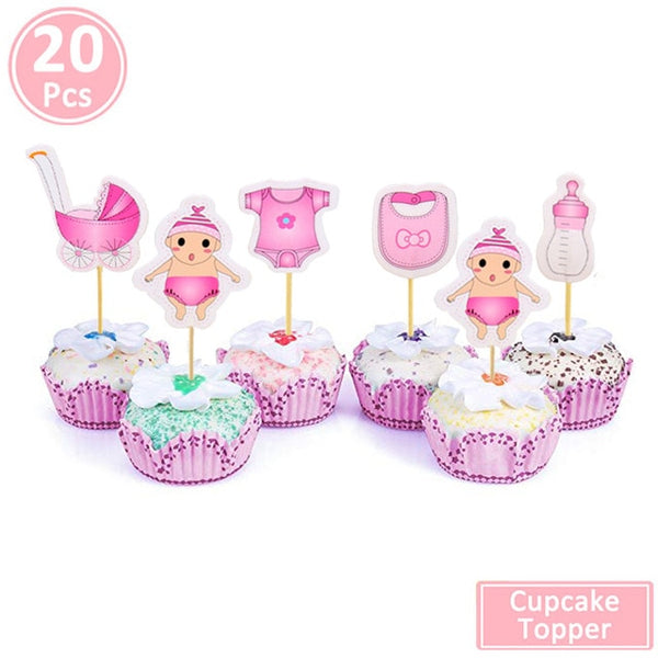 Baby Shower 19pc Foil Balloons Birthday Party Decorations Its A Boy Girl Gender Reveal