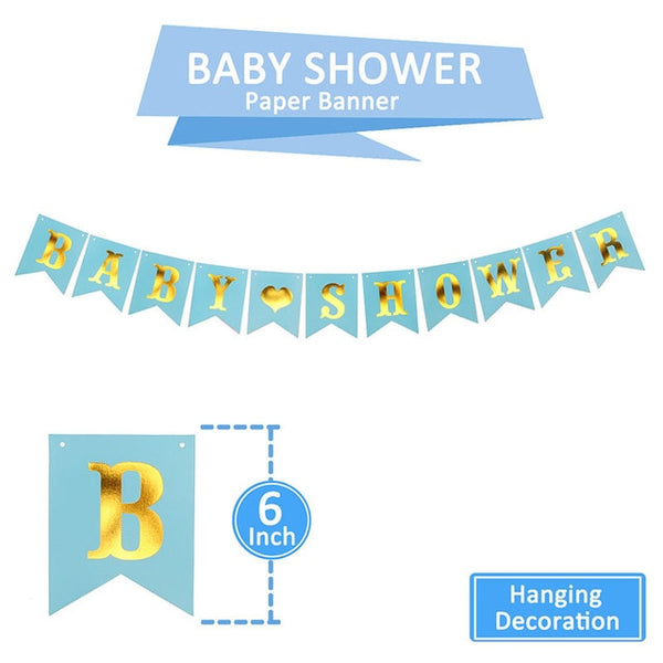 Baby Shower 19pc Foil Balloons Birthday Party Decorations Its A Boy Girl Gender Reveal