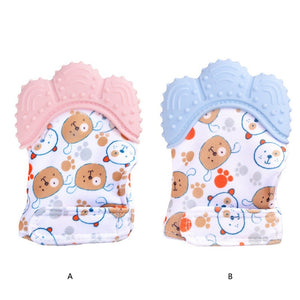 YOU FINALLY FOUND IT! A Teething  Mitten glove  teether is trendy, modern and safe for