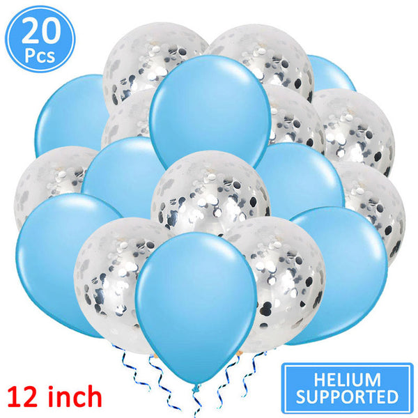 Baby Shower 19pc Foil Balloons Birthday Party Decorations Its A Boy Girl Gender Reveal