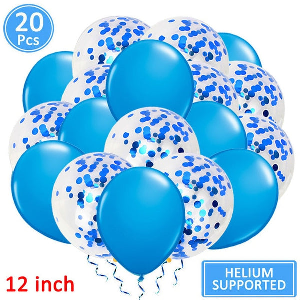 Baby Shower 19pc Foil Balloons Birthday Party Decorations Its A Boy Girl Gender Reveal