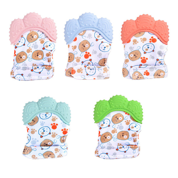 YOU FINALLY FOUND IT! A Teething  Mitten glove  teether is trendy, modern and safe for