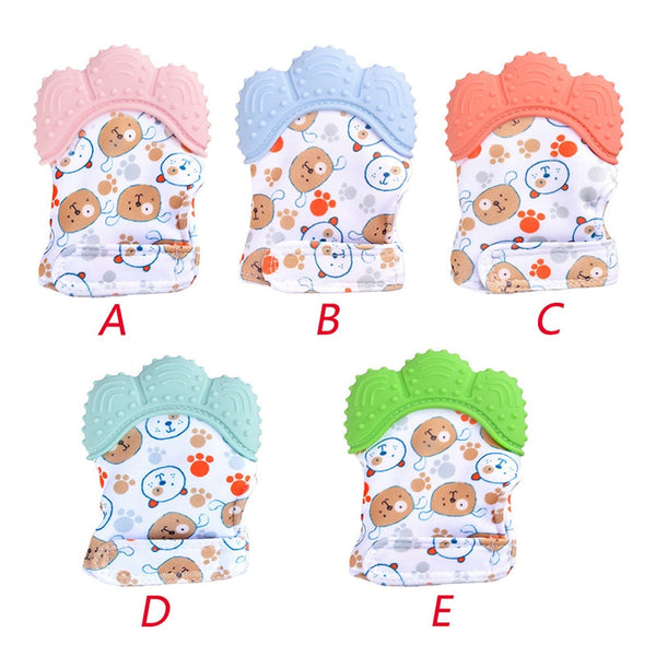 YOU FINALLY FOUND IT! A Teething  Mitten glove  teether is trendy, modern and safe for