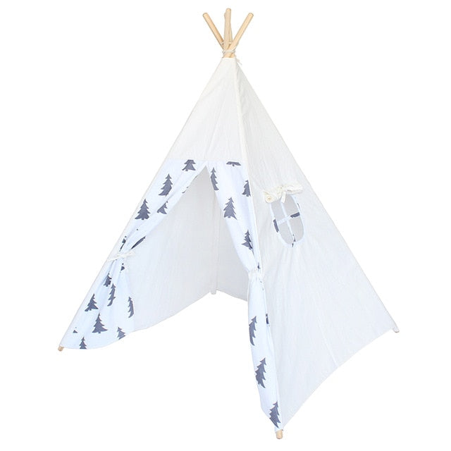 Black Tree Printed Children Play Tent