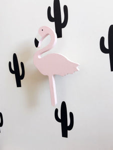 Cute bunny wooden clothes hook for kids room wall decorate