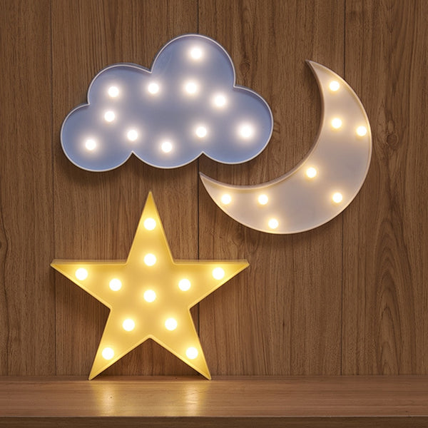 Lovely Cloud Moon Star Lights