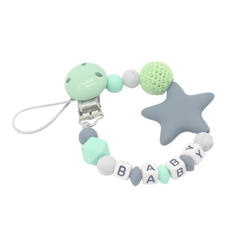 Personalized Bead Teething Pacifier