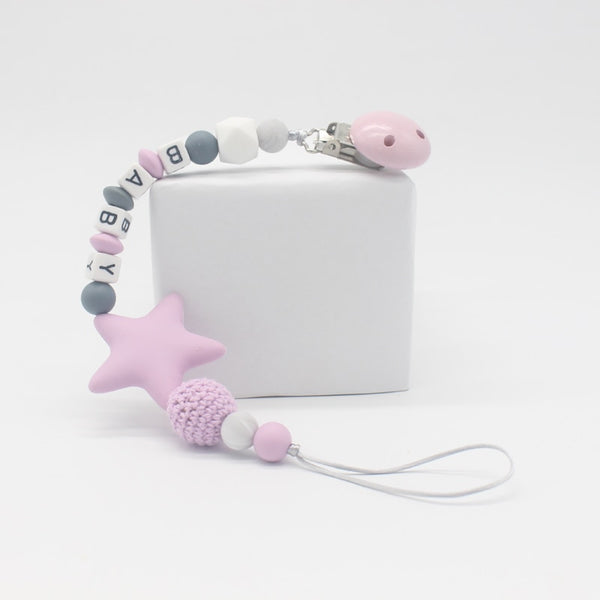 Personalized Bead Teething Pacifier