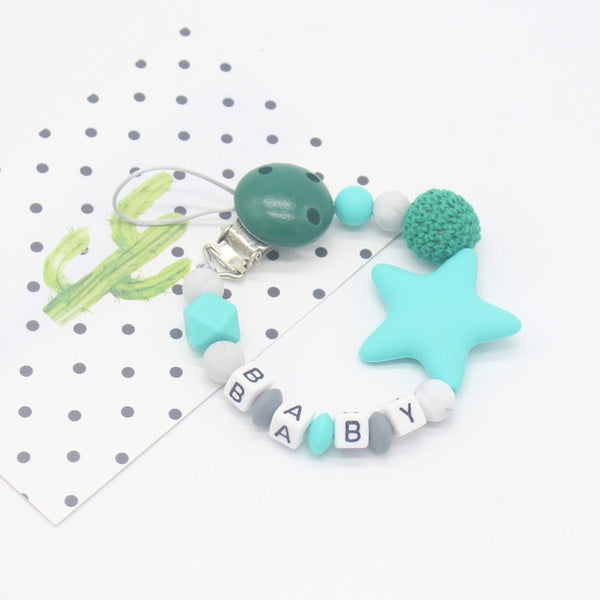Personalized Bead Teething Pacifier