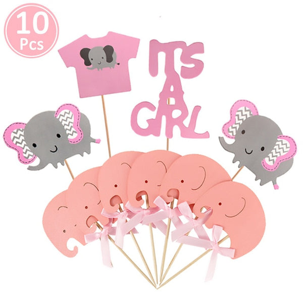 Baby Shower 19pc Foil Balloons Birthday Party Decorations Its A Boy Girl Gender Reveal