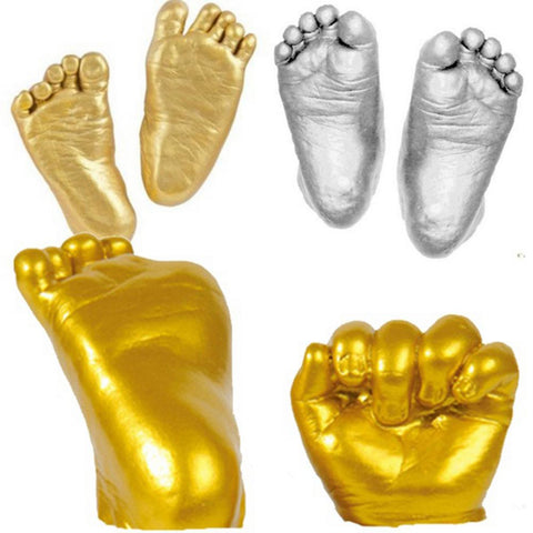 3D Baby Hand Foot Print Plaster Casting Kit